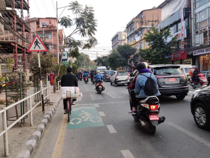 नेपालमा साइकल र पैदलमार्ग निर्माणमा जोडिएको जनस्वास्थ्य